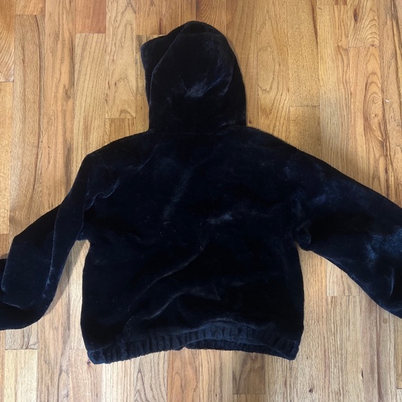 faux fur hooded jacket - Picture 3 of 3